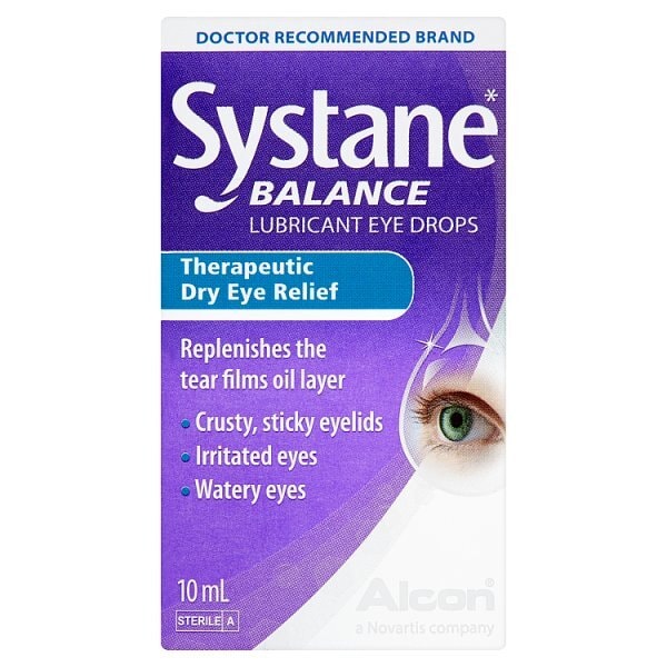 DNR Systane Balance Lubricant Eye Drops For Dry Eyes 10ml