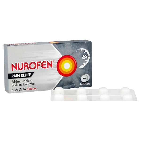 Nurofen Joint and Back Pain Relief Ibuprofen 256mg Tabs 16s