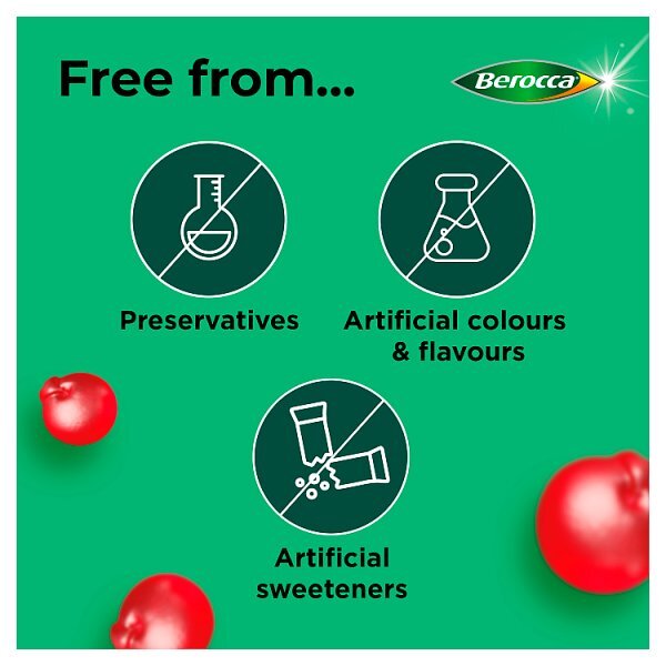 Berocca Multi-Action Cherry Flavour 60 Gummies