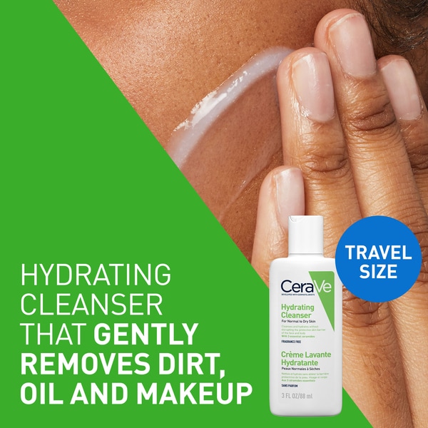 CeraVe Hydrating Face and Body Duo with Hydrating Cleanser 88ml and Moisturising Cream 454g