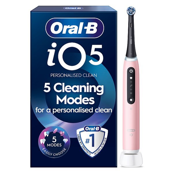 Oral-B iO5 Blush Pink Electric Toothbrush