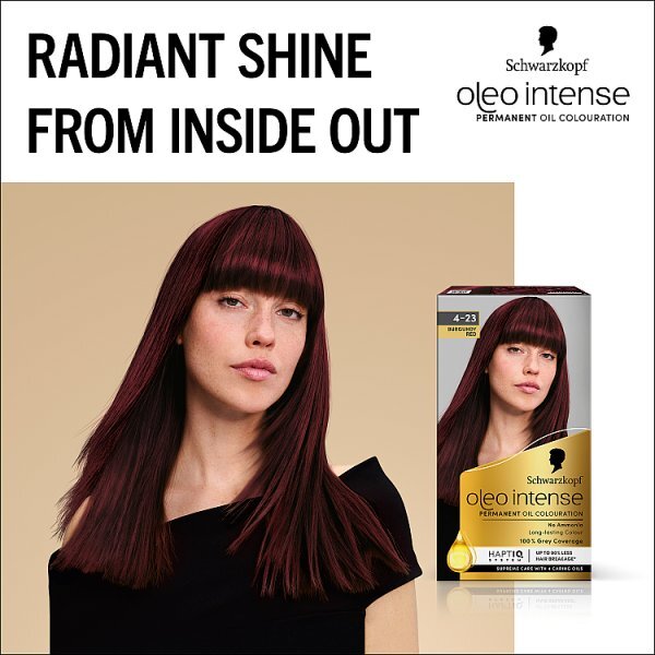 Schwarzkopf Oleo Intense Burgundy Red Permanent Hair Dye