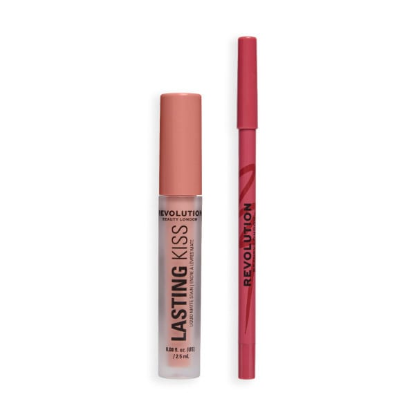 Revolution Lasting Kiss Matte Lip Kit Cotton Kandy