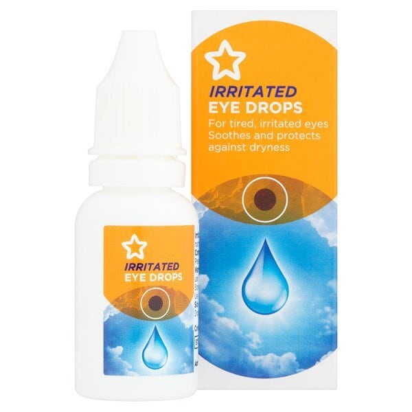 Superdrug Irritated Eye Drops Vit B5 15ml