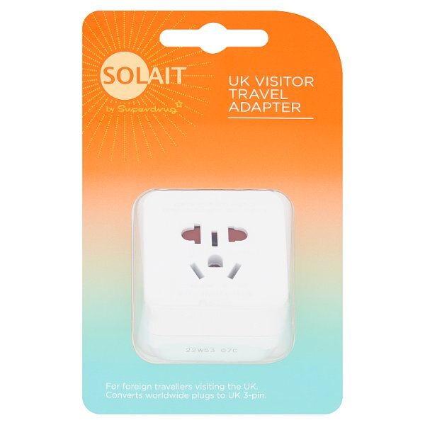 Solait Visitor to UK Travel Adaptor