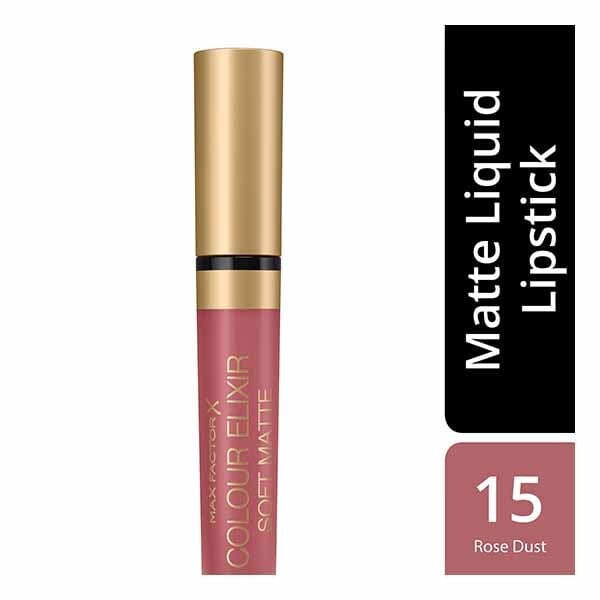 Max Factor Elixir Soft Matte Lipstick Rose Dust 15