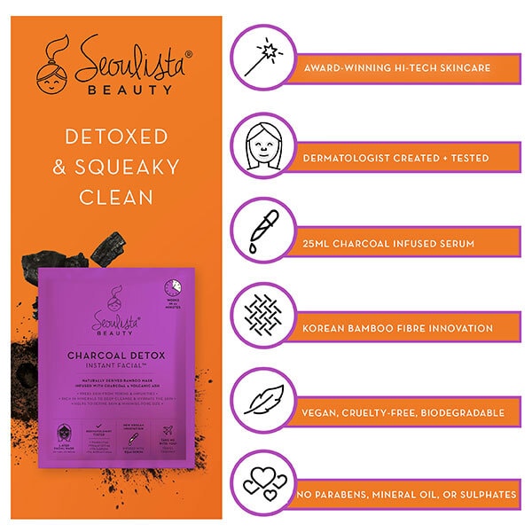 Seoulista Beauty Charcoal Detox Instant Facial