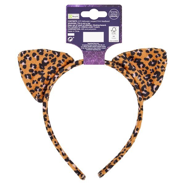 Superdrug Halloween Leopard Headband