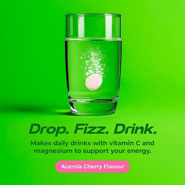 Berocca Boost Acerola Cherry Flavour 10 Effervescent Tablets