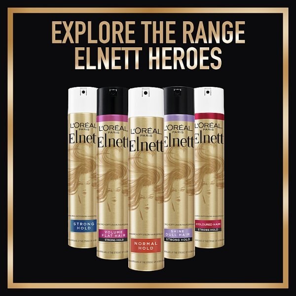 L'Oreal Hairspray Elnett Coloured Hair Strong Hold 200ml