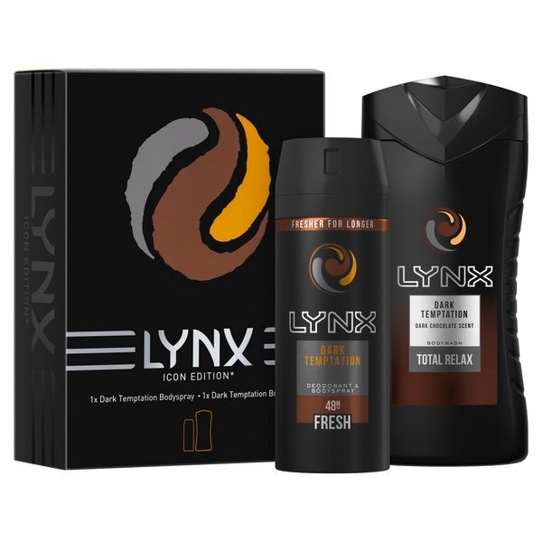 Lynx Dark Temptation Shower Gel & Body Spray Duo Gift Set