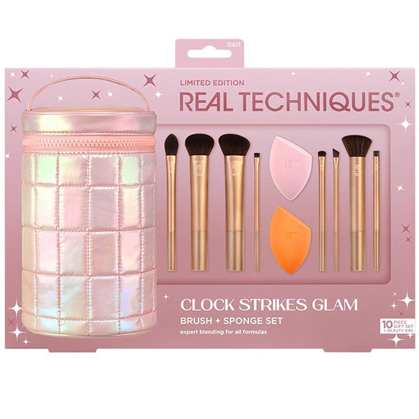 Real Techniques Clock Strikes Glam Brush Set