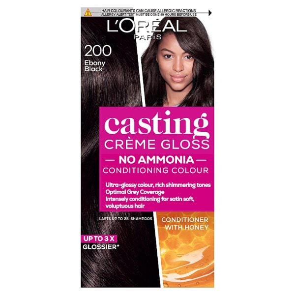 Casting Creme Gloss 200 Ebony Black Semi Permanent Hair Dye