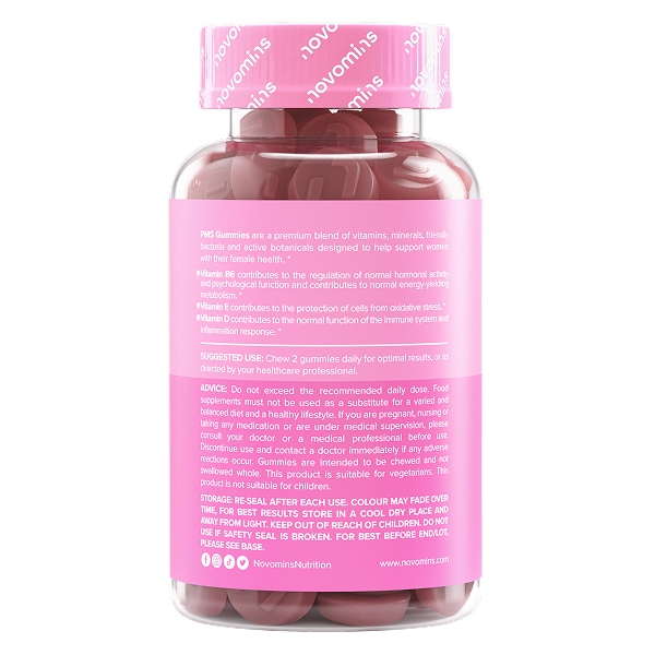 Novomins PMS 60 Gummies