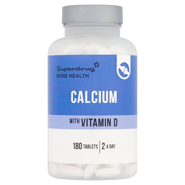 Superdrug Calcium & Vitamin D 180 pk