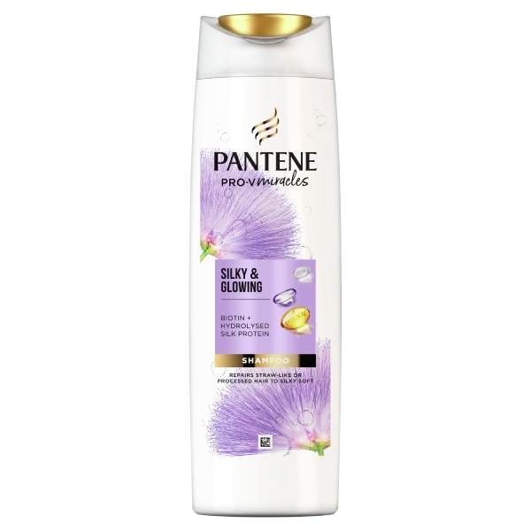 Pantene Miracles Silky & Glowing Biotin Hair Shampoo, 400ml