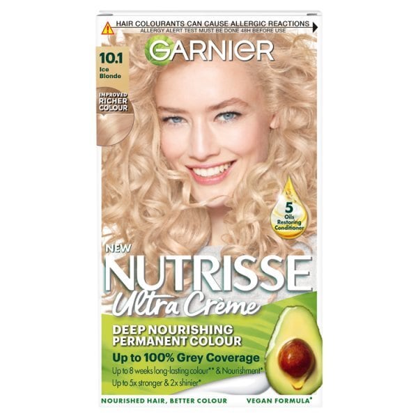 Garnier Nutrisse Permanent Hair Dye Ice Blonde 10.1