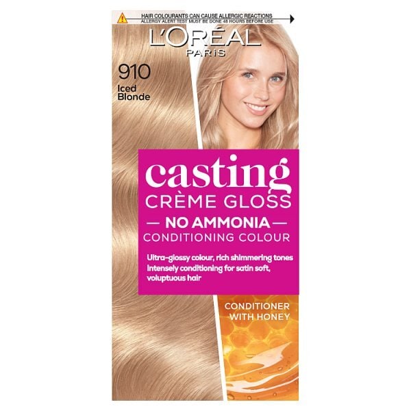 L'Oréal Casting Crème Gloss - 910 Iced Blonde Semi-Permanent Hair Dye