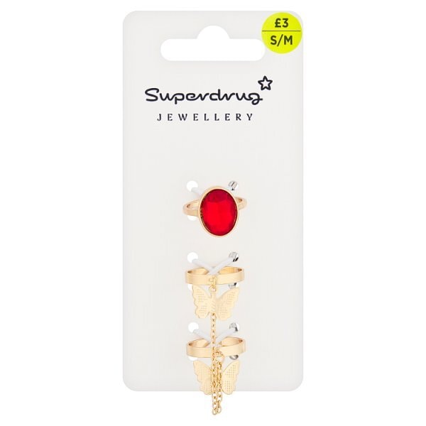 Superdrug Burgundy Ring 2pk S/m