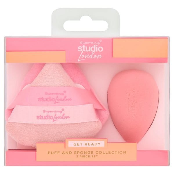 Superdrug Studio London Puff & Sponge Makeup Set
