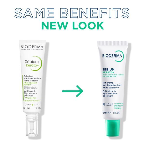 Bioderma Sebium Kerato+ Gel Cream For Acne Prone Skin 30Ml