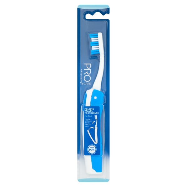 Superdrug Pro Care Folding Travel Toothbrush