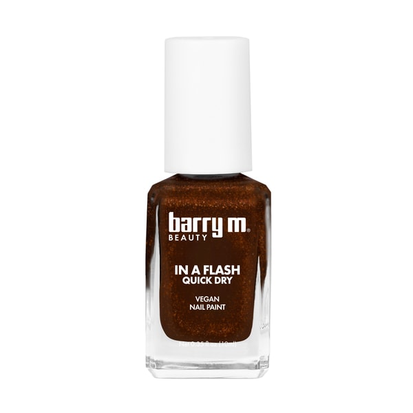 Barry M In A Flash Quick Dry Nail Paint Baked Bronze