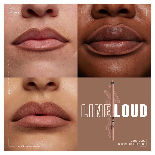 NYX Professional Makeup Line Loud Lip Liner Global Citizen