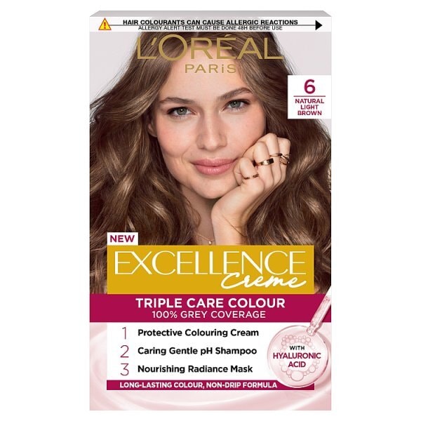 Excellence Creme 6 Natural Light Brown Hair Dye