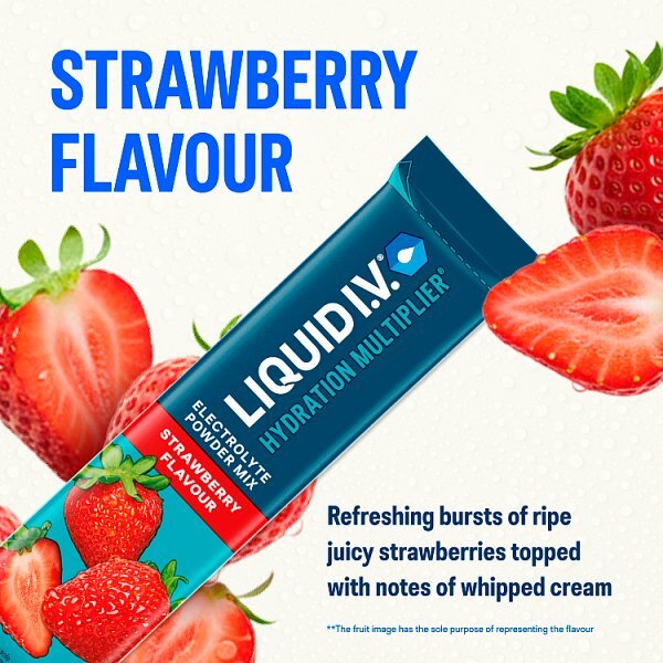 Liquid I.V. Electrolyte Powder Mix Strawberry X3