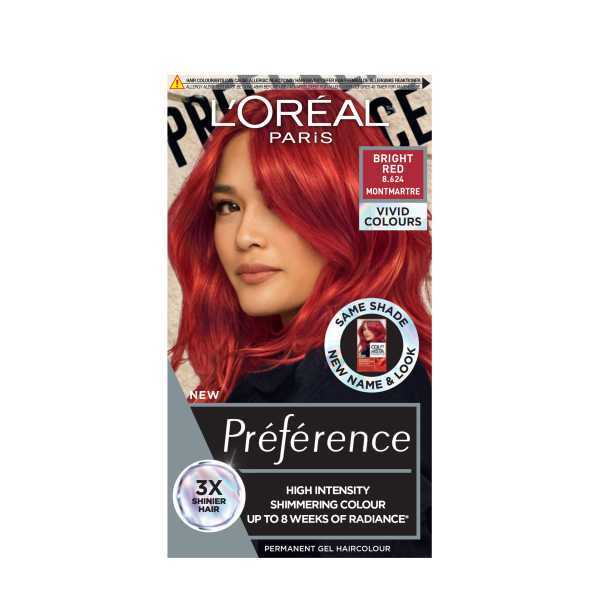 Preference Vivids (Colorista) Hair Dye Bright Red 8.624