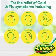 Lemsip All in One Hot Drink Lemon Flavour Sachets 8s