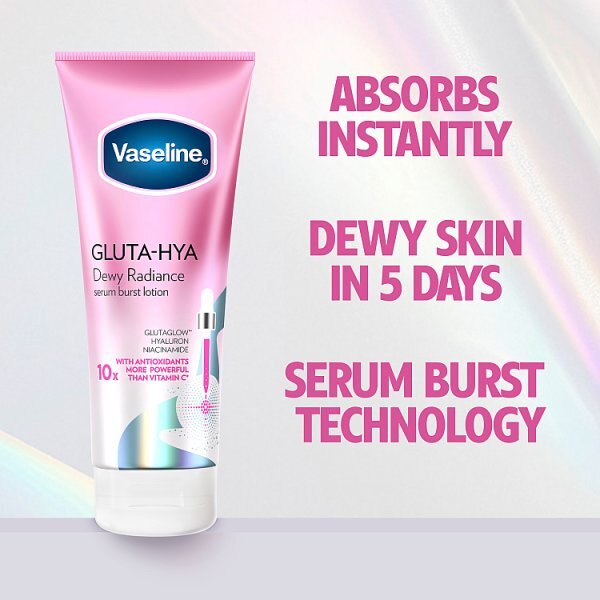 Vaseline Gluta-Hya Dewy Radiance Serum Burst Lotion 200 ml