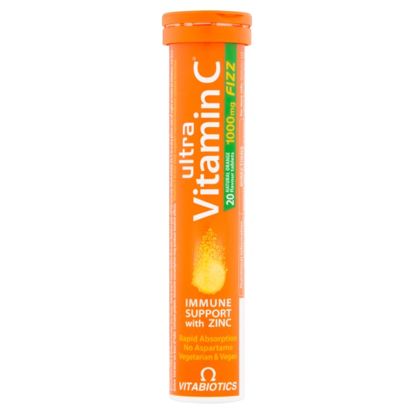 Ultra Vitamin C With Zinc Effervescent 20 Tabs