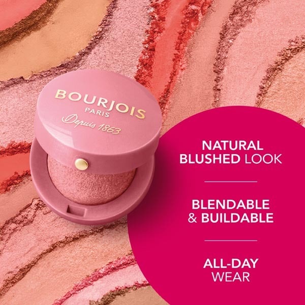 Bourjois Little Round Pot Blusher 34 Rose D'Or