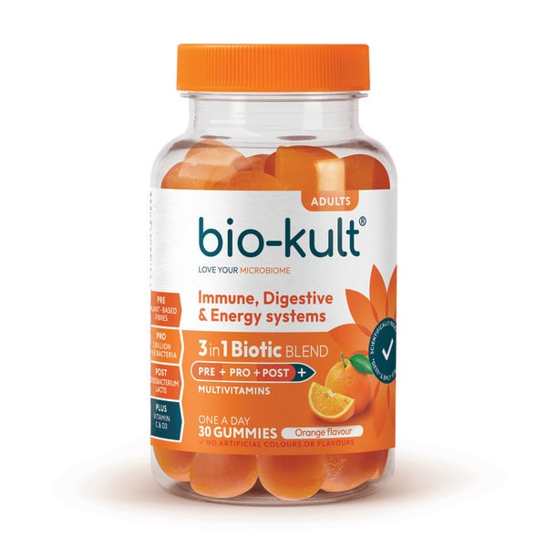 Bio-Kult Orange 3In1 Pre/Pro/Post Biotic Gummies X30