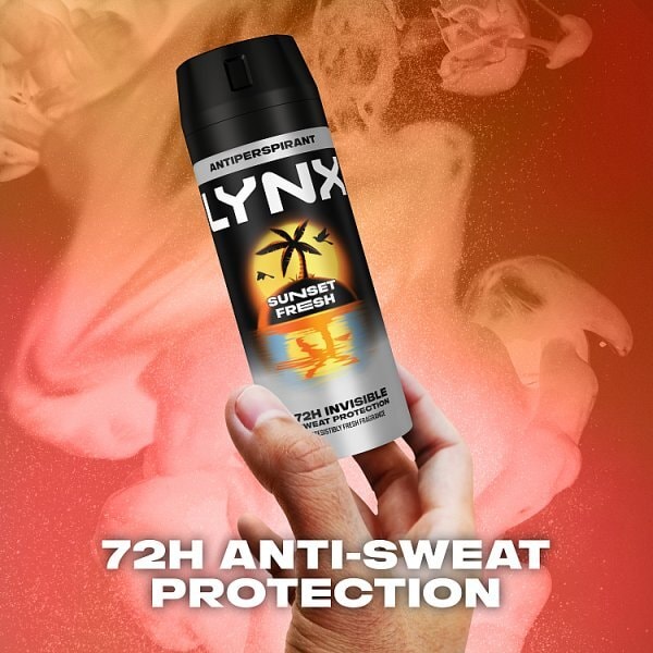 Lynx Antiperspirant Deodorant Aerosol Sunset Fresh 150Ml
