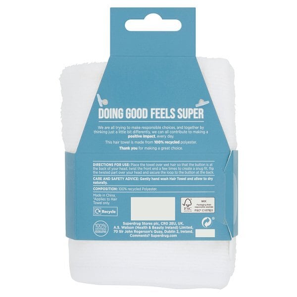 Superdrug Hair Towel