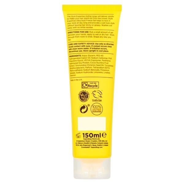 Superdrug Style Expertise Freeze Gel 150ml