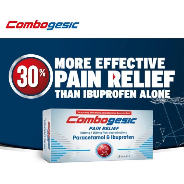 Combogesic Pain Relief 500Mg/150Mg Film Coated Tablets 16'S