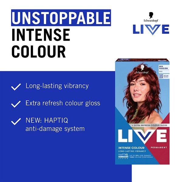 Schwarzkopf LIVE 043 Red Passion Permanent Hair Dye