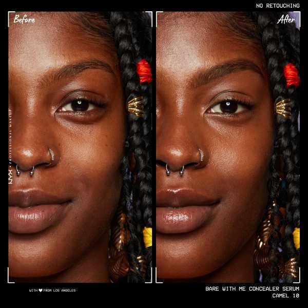 NYX Professional Makeup Bare With Me Concealer Serum - Camel