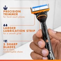 Gillette Fusion5 Power Razor Blade Refills, 8 Count