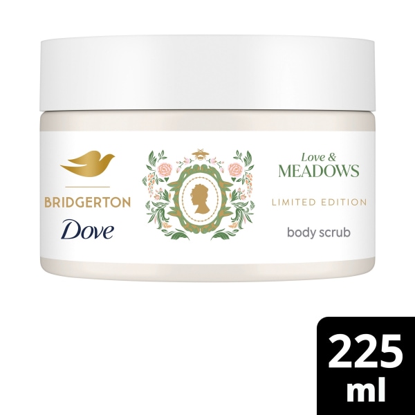 Dove Bridgerton Body Scrub Love & Meadows 225ml