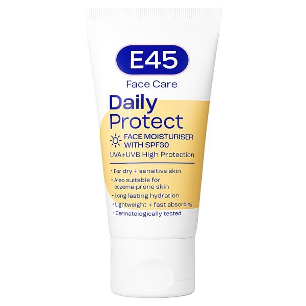 E45 Daily Protect Face Moisturiser Spf30 For Dry Skin 50Ml