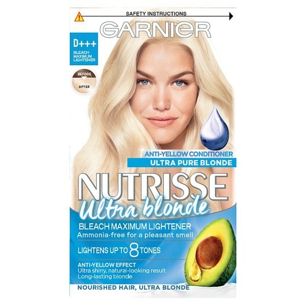 Garnier Nutrisse D+++ Bleach Lightener Permanent Hair Dye