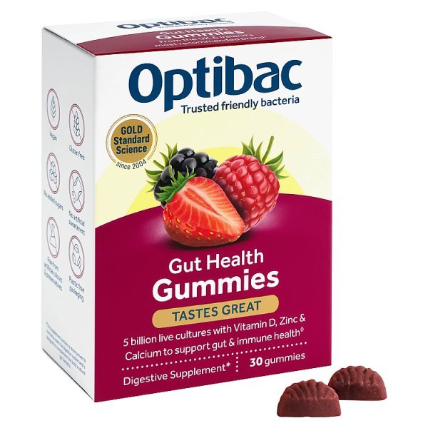 Optibac Probiotics Gut Health Gummies - 30 Gummies