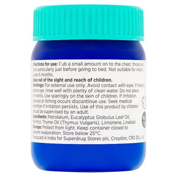 Superdrug Childs Vapour Rub 50g