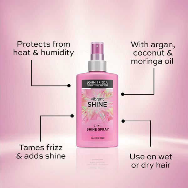 John Frieda Vibrant Shine 3-In-1 Spray 150Ml