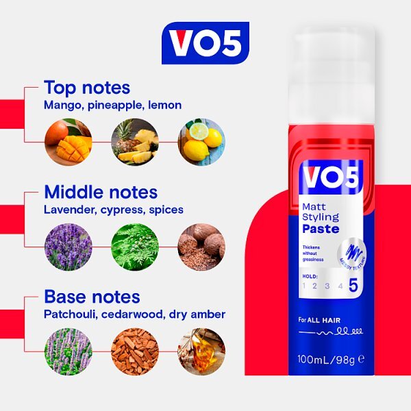 Vo5 Matt Styling Paste 100ml